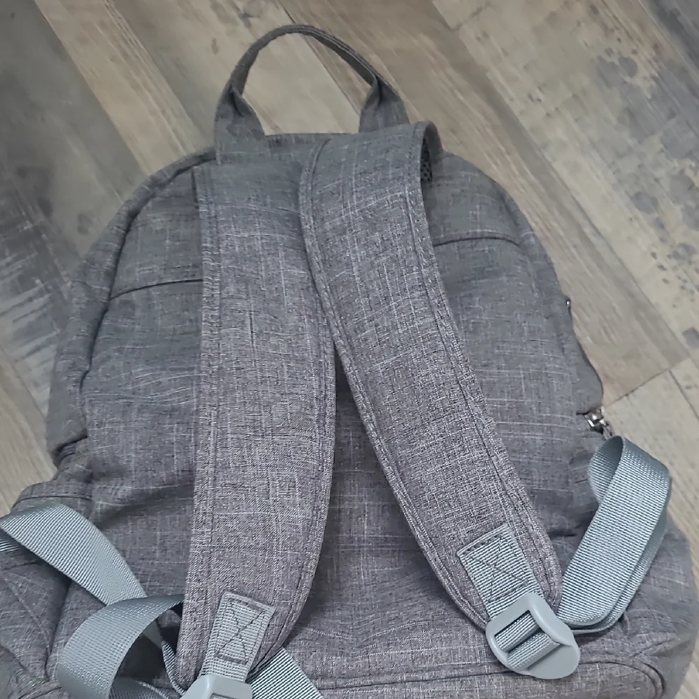 Gray Colorland Insulated Diaper Backpack Bag